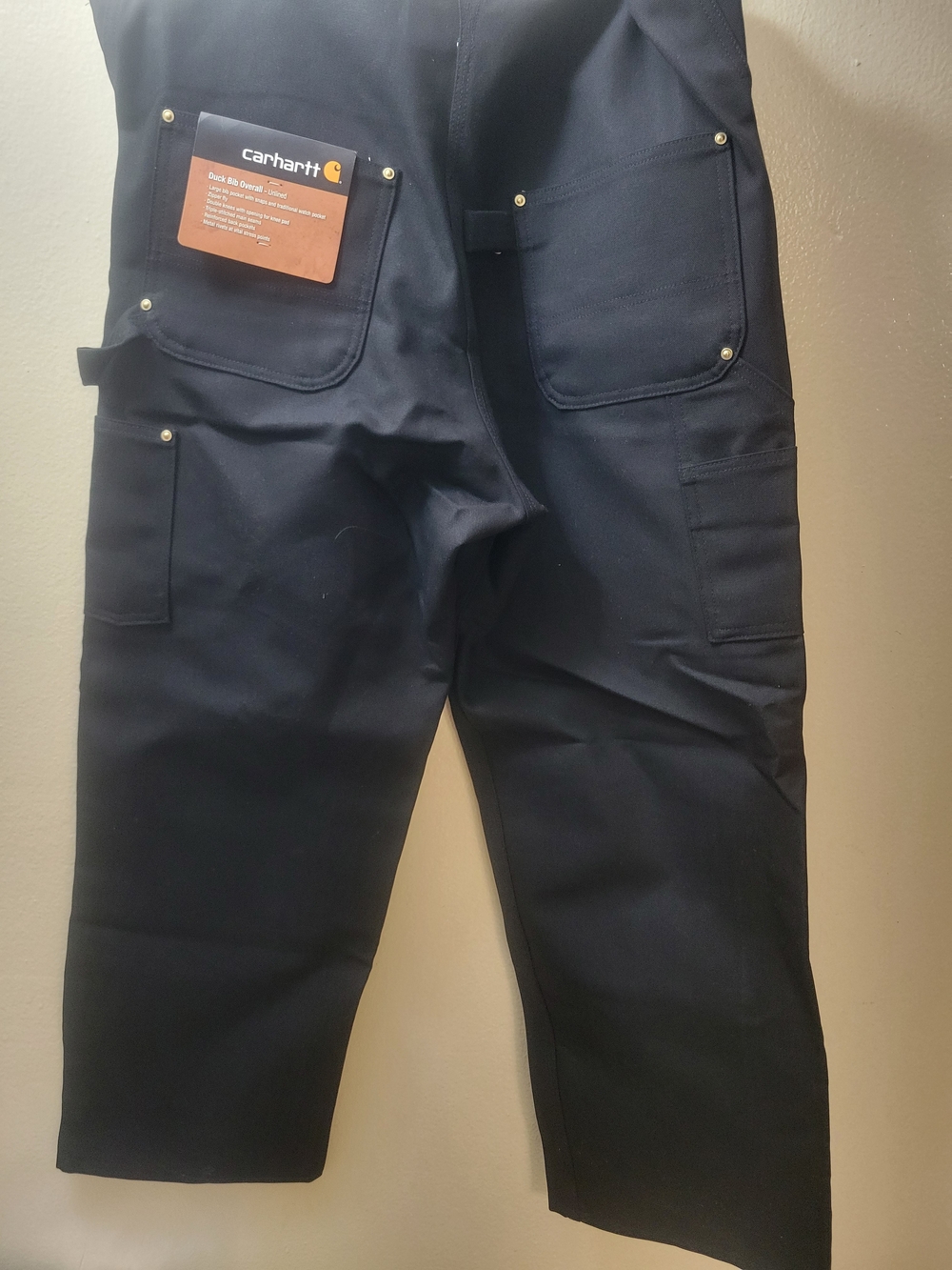Carhartt Men's Bib Overall - Durable Utility Trousers - Picture 2 of 11